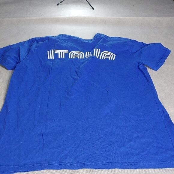Anvil women's tee shirt blue Italia size L - Picture 7 of 7